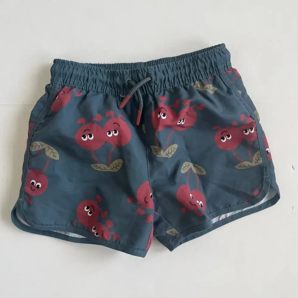 ZARA Toddler Cherry Swim Shorts - Size 4Y VGUC